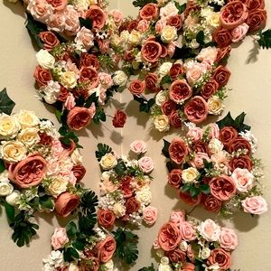 Floral wall tiles